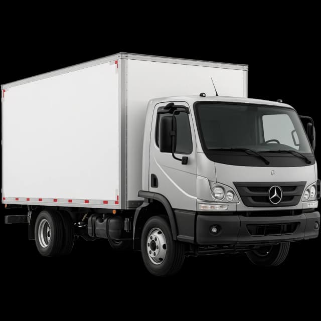 Caminhão 4X2 de 8/9 Ton com Baú de 27m³